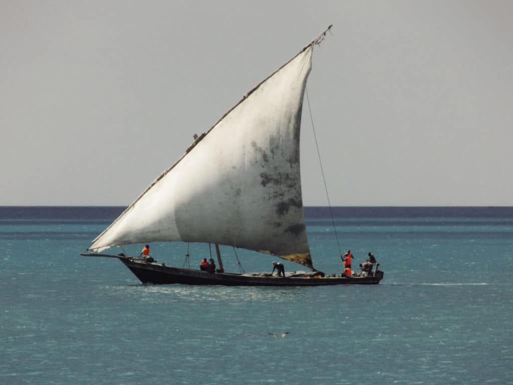 Sailing dhow